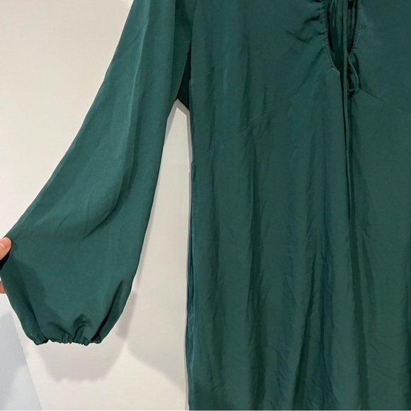 NWT Abercrombie & Fitch Long-Sleeve Strappy Halter Mini Dress - Picture 7 of 15